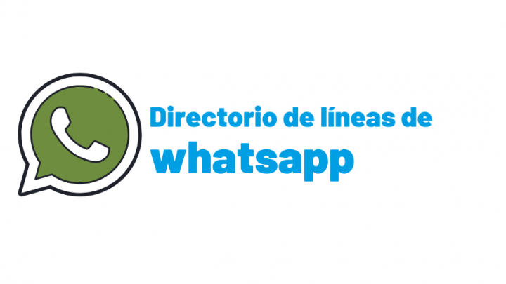 Directorio de líneas de Whatsapp