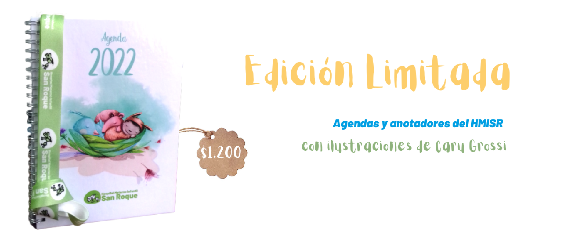 Disponibles: edición limitada de agendas y anotadores del HMISR