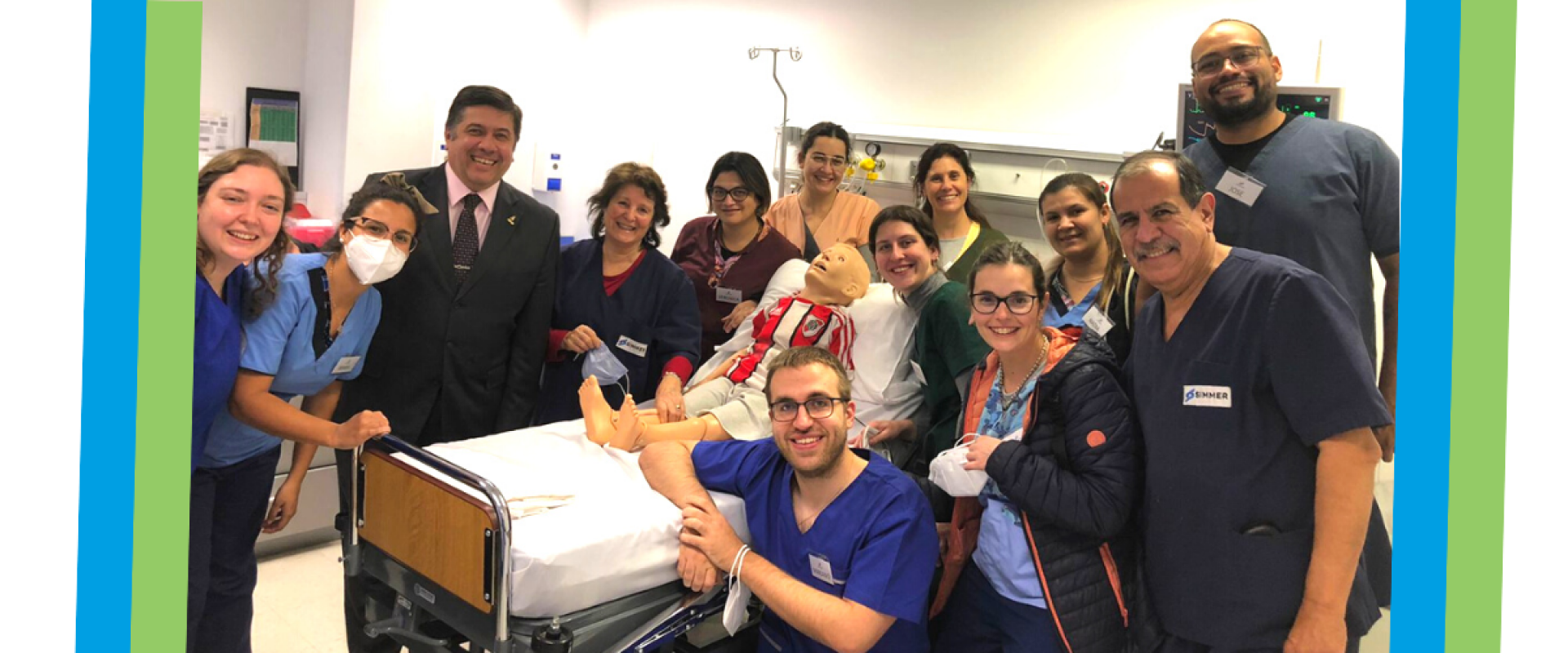 La Residencia de Terapia Intensiva Pediátrica visitó el centro de Simulación Médica Simmers