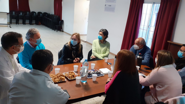 Reunión de trabajo con autoridades del Garrahan
