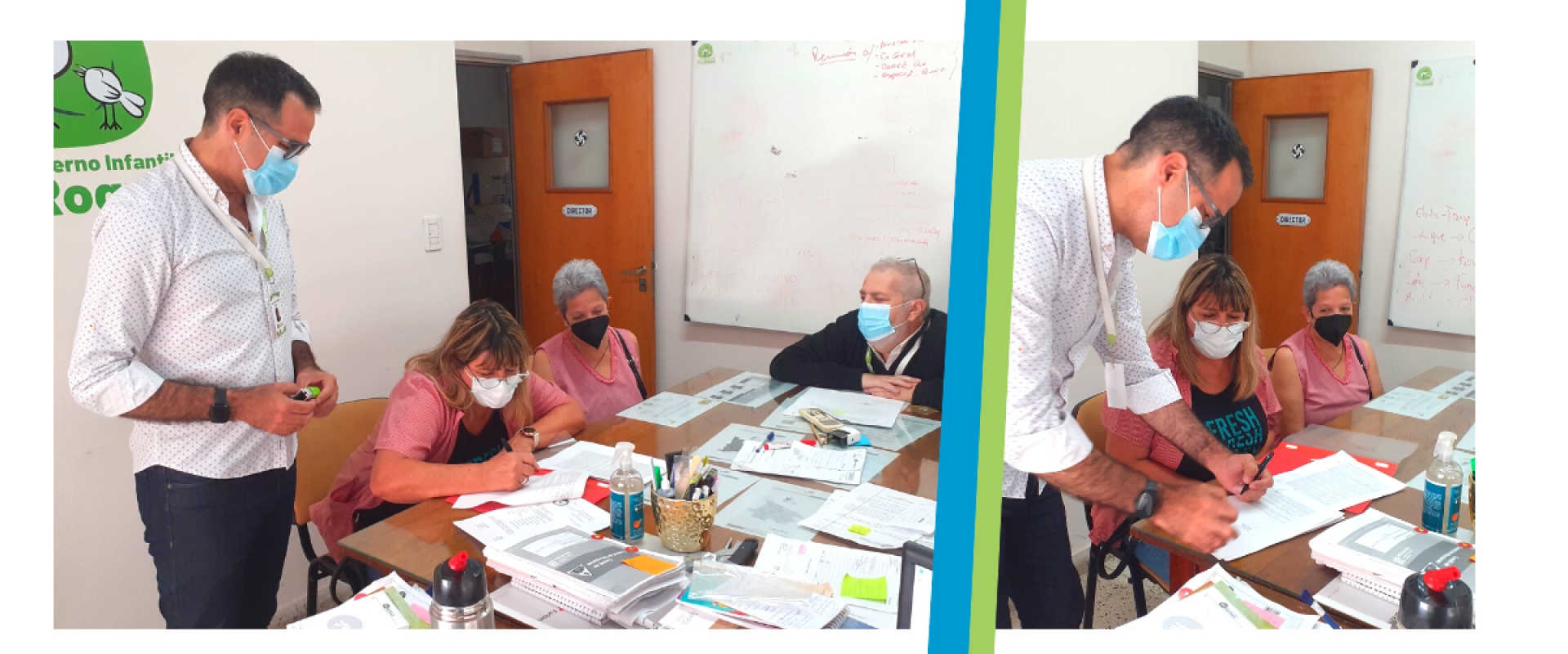 Celebración de comodato con el Voluntariado Santa Rita