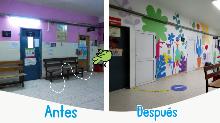 Ambientación del Hall de la Guardia Central de Pediatría