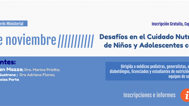 Jornadas Sobre Cuidado Nutricional en Niños y Adolescentes con DT1