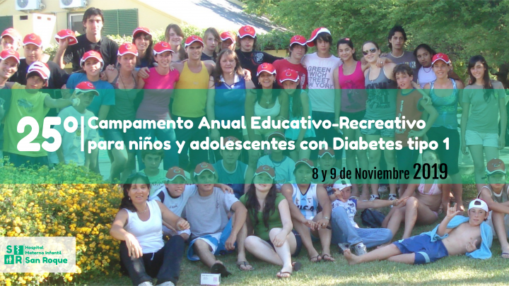 El Campamento Anual  para niños y adolescentes con DT1 llega a 25 ediciones