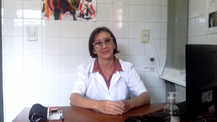 Dra. Gabriela Mudryk, presidente del Comité de Control de Infecciones del HMISR